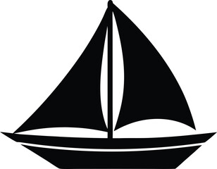 Sail boat logo template for travel brand