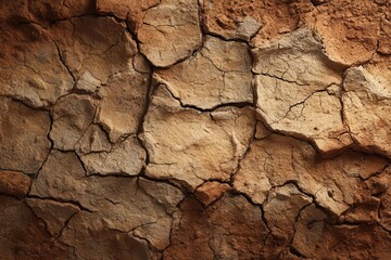 Abstract Cracked Earth Texture for Natural Backgrounds