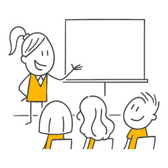 The Speaker's Smile And Energy While Explaining New Ideas To The Team In A Meeting Environment Where Knowledge Is Shared.