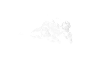 Abstract grayscale cloud formation with stark contrast against a black background