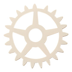 Obraz premium PNG A gear wheel pattern machine.