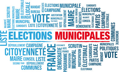 Élections Municipales, nuage de mots
