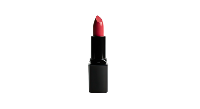 Red lipstick cosmetic product makeup beauty tool bright color - Powered by Adobe