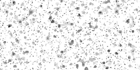 Vector stone terrazzo wall. Surface white background texture pattern in dots seamless. Terrazzo flooring wallpaper design.