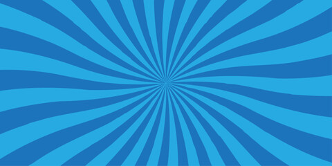 Vector sunburst pattern blue dark blue design. Vintage sunrays illustration swirl grunge backdrop line. sun beam vector banner design and comic burst gradient concept pattern.	