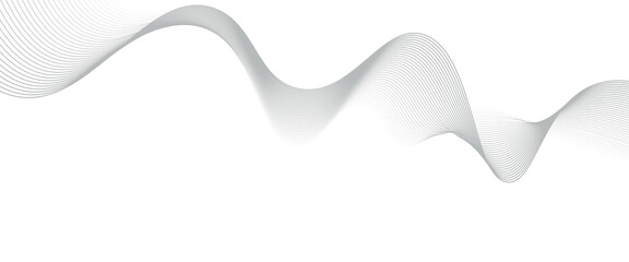 Abstract vector background with black wavy lines.