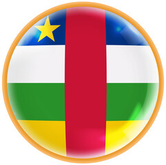  central african republic flag button