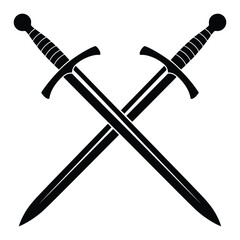 two crossed swords