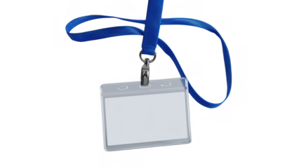 Volunteer ID badge for community events, created with AI, PNG