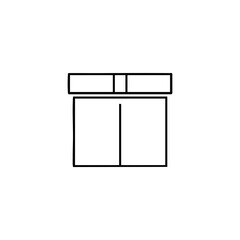 delivery gift box icon