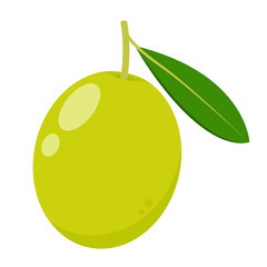 Olives cartoon isolated. Olives on PNG.
