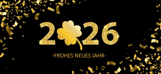 2026 Frohes Neues Jahr Banner