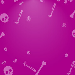 Halloween spooky ghost seamless repeat vector pattern