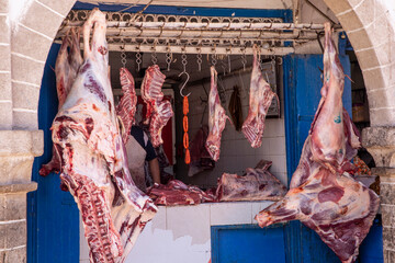 Meat market in Morocco 13-05-2016