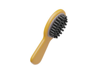 3d rendered hair brush icon 