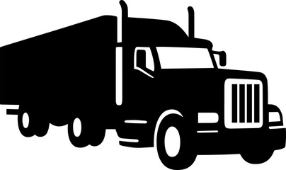Truck Scalable SVG Vector Graphic with Editable Paths and Layers for Web, UI Design, Digital Art, and Print Applications