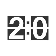 Scoreboard icon isolated on transparent background