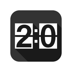 Scoreboard icon isolated on transparent background