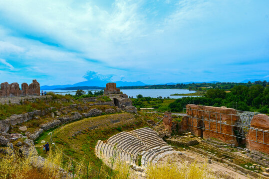 Antike r&ouml;mische Stadt Nikopolis im Nordwesten Griechenlands in der Region Epirus