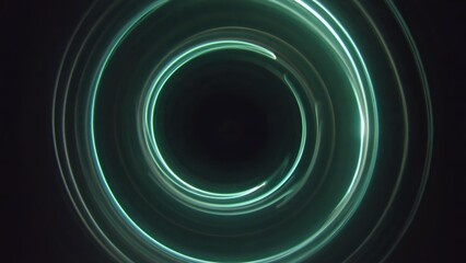 abstract background with green circles