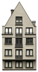 Naklejka premium PNG Vintage building architecture windows urban.