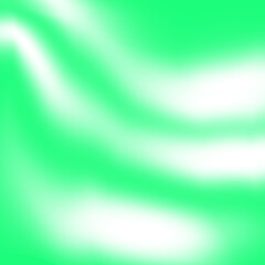 Abstract flowing green and white gradient background with soft light and smooth curves