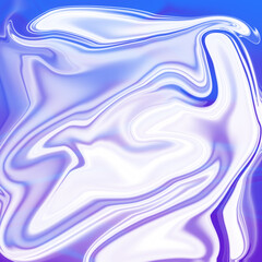 Abstract fluid art with swirling purple blue and white marbling textures