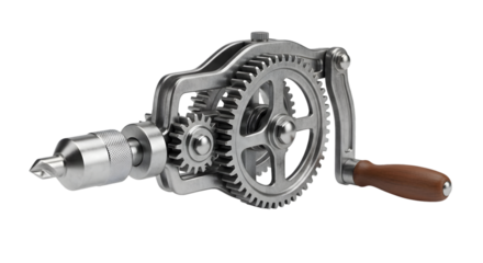 Bor Tangan Engkol, Peralatan Mekanis