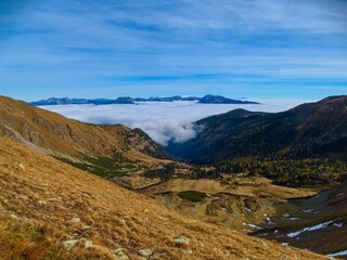 autumn hiking in seckauer alpen austria
