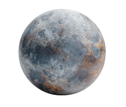 Alien world, rusted, muted colors