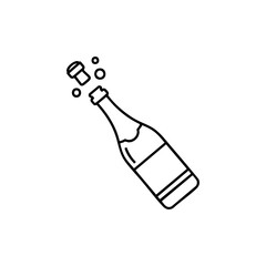 champagne bottle icon