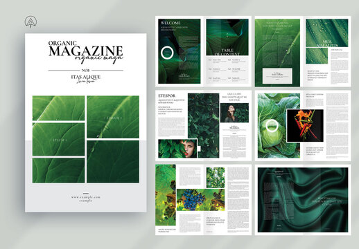 Organic Magazine Template