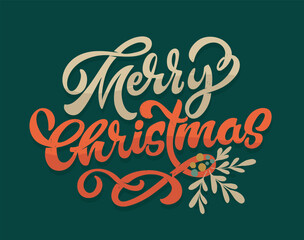 Merry Christmas and Happy New 2026 Year - cute hand drawn doodle lettering postcard. Hello 2026. Holly Jolly, Tis the season.