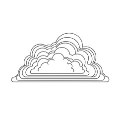 Fototapeta premium Cloud Illustration 