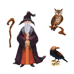 A digital image featuring Halloween, Magic, and Day of the Dead. for your design