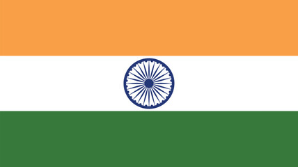 Indian flag illustration a symbol of India perfect for national holidays and patriotic designs