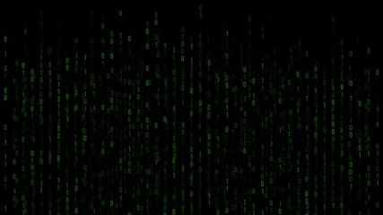 3D animation of binary digits forming a tunnel effect with glowing light in the center. Perfect for illustrating data transfer, AI processing, or virtual cyberspace concepts. - Powered by Adobe