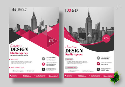 Creative Design Studio Agency Flyer Template