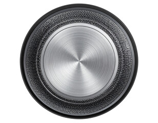 Small Round Black Bluetooth Speaker for Music Playback