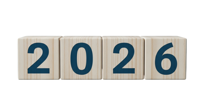 2026 New Year Planning and Business Goals PNG Concept