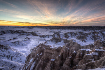 Badlands National Park Trails and Mountains