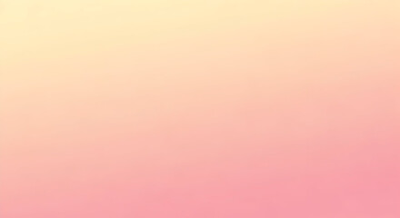 Obraz premium Soft Pastel Yellow and Pink Gradient Background