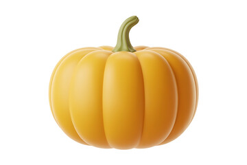 Vibrant orange pumpkin with textured surface, suggesting autumn harvest and seasonal celebration.