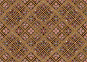 Retro Navajo tribe vector seamless design in various colors. Print of Aztec Fancy Geometric Art. Wallpaper, Fabric Design, Fabric, Paper, Cover, Textile, Weave, and Wrap are all terms that can be used