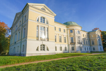Mezotne castle on an nice autumn day