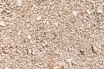 Close-up of small gravel stones on ground
