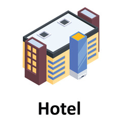 Hotel Vector icon which can easily modify or edit