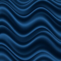 Obraz premium Elegant Blue Fabric Waves - A Smooth and Serene Textile Texture.