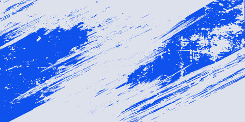 Abstract Blue Diagonal Line Grunge Texture In White Background.Eps 10