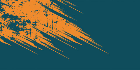 Abstract Orange Grunge Scratch Texture In Dark Background.Eps 10